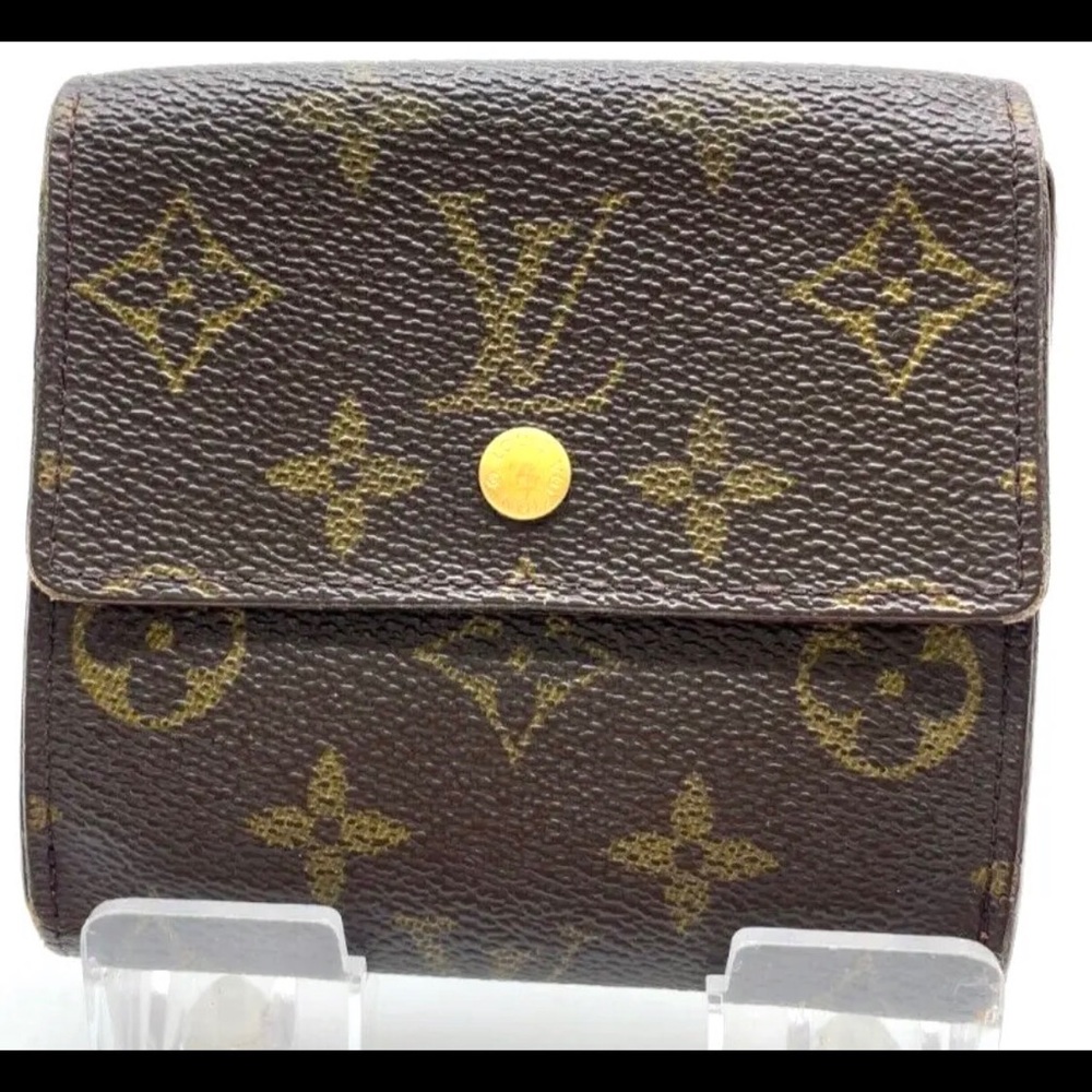 Authentic LOUIS VUITTON Monogram Portefeuille Elise